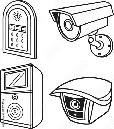 Modern security devices for home and business protection