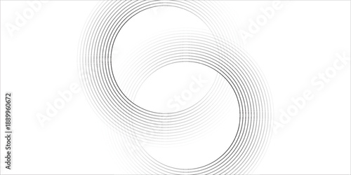 Black mascara circular texture, brush stroke isolated on white background. eps 10