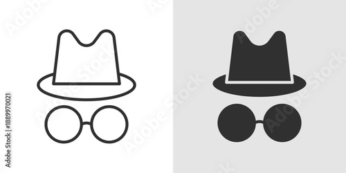 Spyware Icon representing digital surveillance, cyber threats, data monitoring, and security risks.