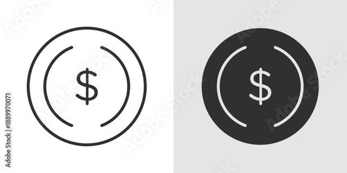 Stablecoin Icon representing digital currency stability, blockchain technology, and secure crypto payments.