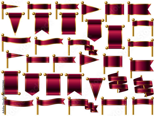 旗、線付、11ワイン