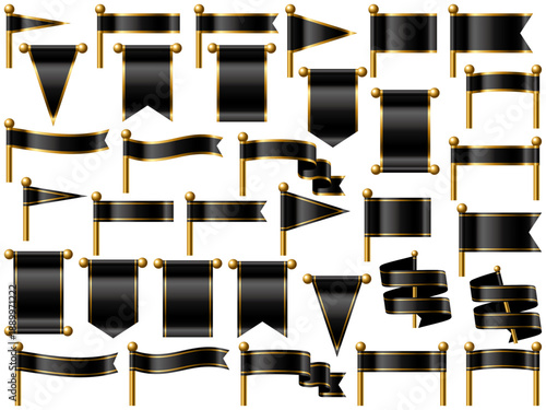 旗、線付、19黒