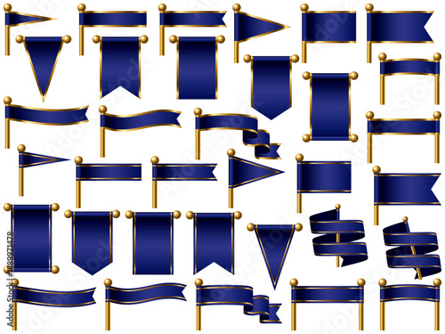 旗、線付、m14紺