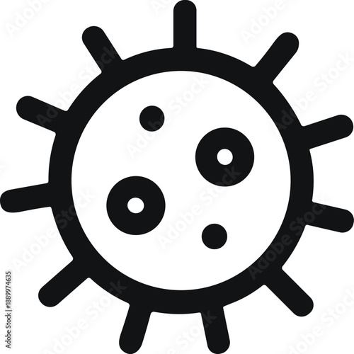 Virus Germ Microbe Outline Icon