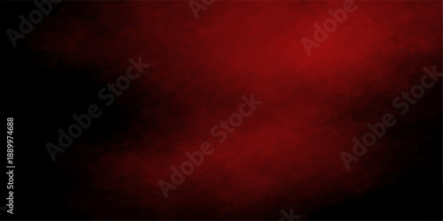 Dark red abstract smoke background with a grunge textured pattern and vintage wall art design on a black canvas surface