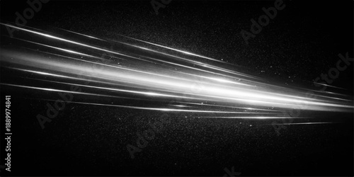 Abstract black and white space background featuring a digital blue light design with motion rays and an energy wave pattern for a dark artistic wallpaper backdrop