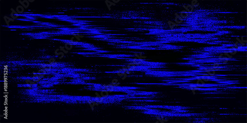 An abstract blue technology background features a glowing nature landscape where sunlight reflections dance across ocean waves and sky clouds in a digital underwater illustration