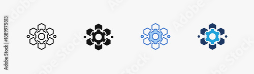 Set of expertise icon collection in Multiple Style. Icon suitable for web and mobile application