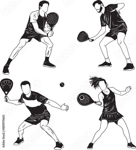 Playing padel trains agility and physical strength