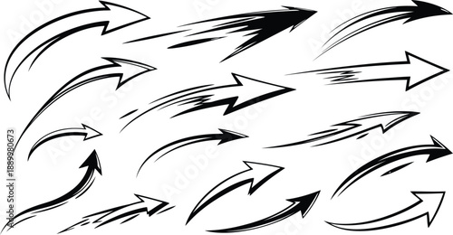 Dynamic arrow set for design