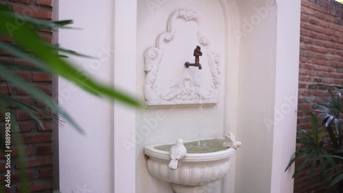 stream fountain water decor sculpture architecture beautiful element garden, interior, room, bird, architecture, luxury, design, sink