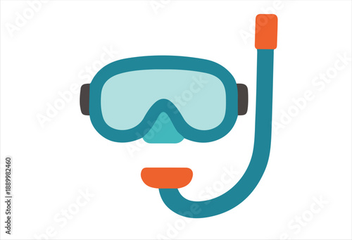 Colorful Snorkel Mask and Breathing Tube for Underwater Adventures