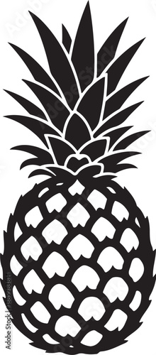 Pineapple Silhouette Vector Bundle