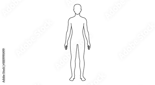 3d rendered illustration of a standing female character mannequin as an abstract business concept symbol representing human success and anatomy