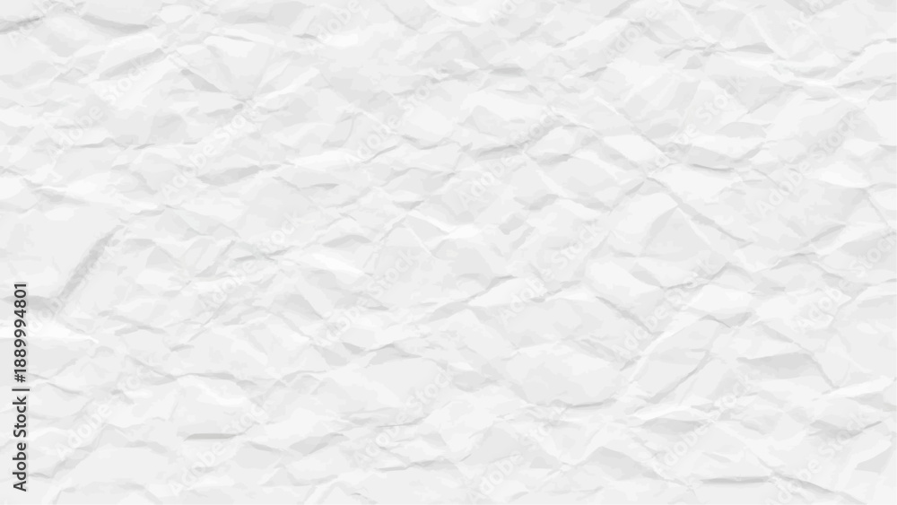 Obraz premium White crumpled paper texture background with wrinkled surface