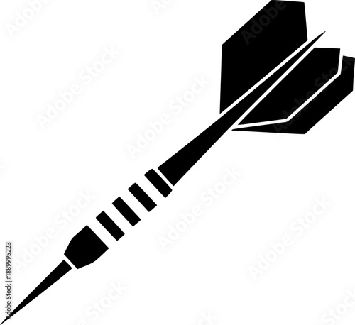 Dart Game Sport Target Icon Vector Illustration