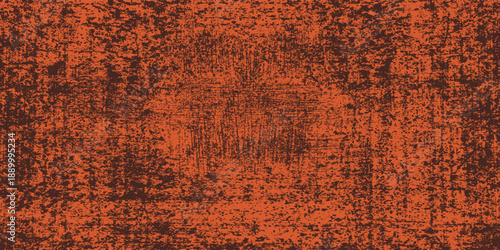 Rusty orange grunge texture with corroded surface. Vintage abstract background inspired by aged metal