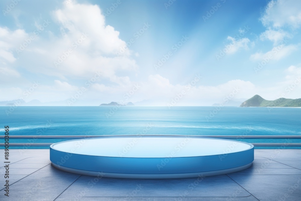 Fototapeta premium Ocean wide ocean outdoors horizon.