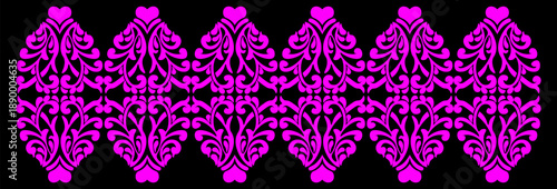 Floral pattern. wood carving pattern