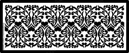 traditional pattern of sumatera. floral pattern with dark color