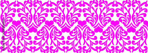 Floral pattern. wood carving pattern