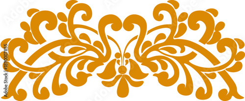 Floral pattern. wood carving pattern