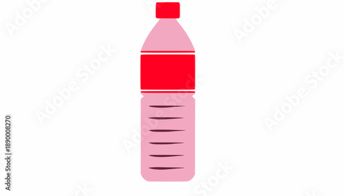 Bottle. Soft Drink, Water. stock illustration