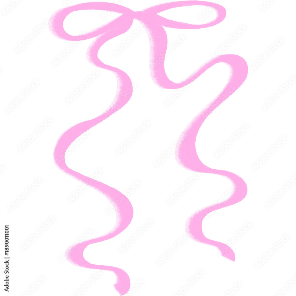 Obraz premium Hand Drawn Ribbon