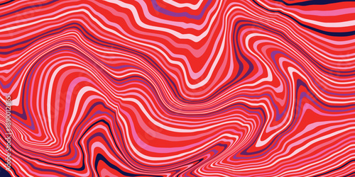 Background with Waves and Colorful Lines. Smooth flowing curves, elegant abstract motion lines and multicolored waves. Modern design perfect web, poster, cards, flyer, banner, commercials. Vector