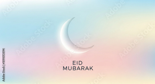 abstract background with moon