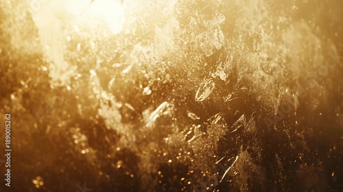 Abstract golden background showing a textured surface with bright highlights and dark shadows, creating a rich metallic effect suitable for luxury and design concepts