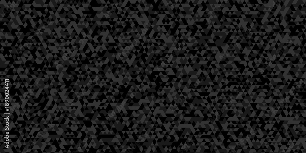 Fototapeta premium Abstract minimal low polygon cubic black paper design. vector poly triangle texture. geometric pattern triangular. wall tile metal cube triangle wallpaper background.