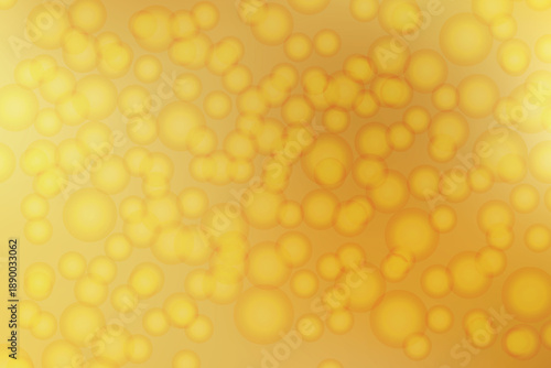 Abstract golden bokeh background with blurred circles a warm and luminous texture for festive design and digital art EPS Vector