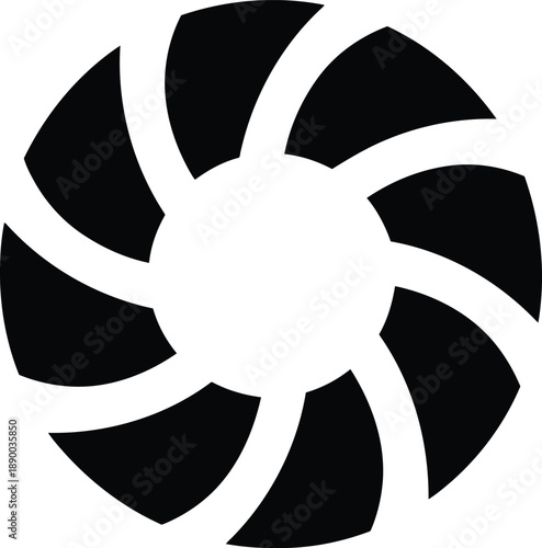 A close-up view of a camera shutter illustration showcasing its mechanical parts and design