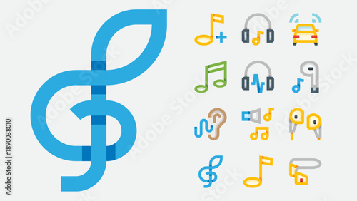 Music and Audio Icons Set