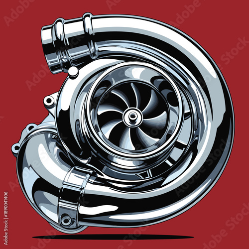 turbo racing kit vector illustration image