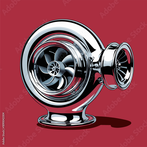 turbo racing kit vector illustration image