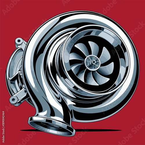 turbo racing kit vector illustration image