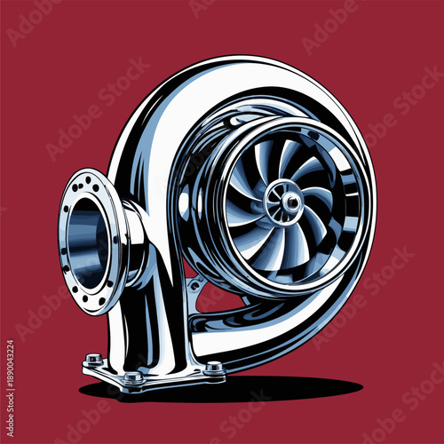 turbo racing kit vector illustration image