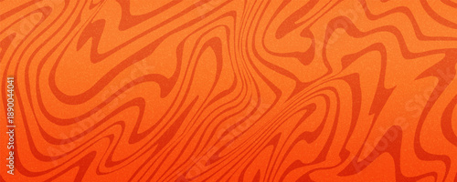 Orange abstract liquify lines background. Liquid acrylic marble texture