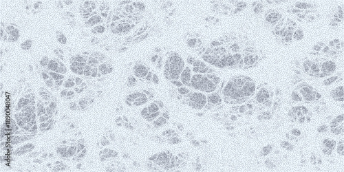 Abstract textured blue background with layered grain, dust overlays and faint distress marks on rough paper surface.