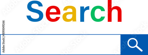 Search Bar UI Elements and icon. Search boxes in different shapes, minimalist user interface templates for web and mobile apps, ordered collection.