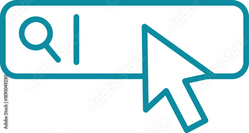 Search Bar UI Elements and icon. Search boxes in different shapes, minimalist user interface templates for web and mobile apps, ordered collection.