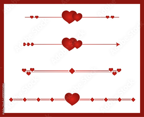 heart. a love.  a postcard or banner for Valentine's Day. the couple is preparing for the wedding.  Vector illustration.