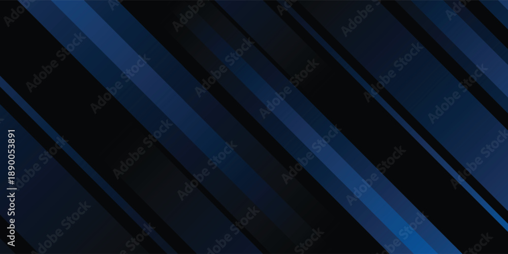 Obraz premium Banner background blue and black ,blue gradient.slash shape.vector.Banner background blue and black ,blue gradient.slash shape.vector.