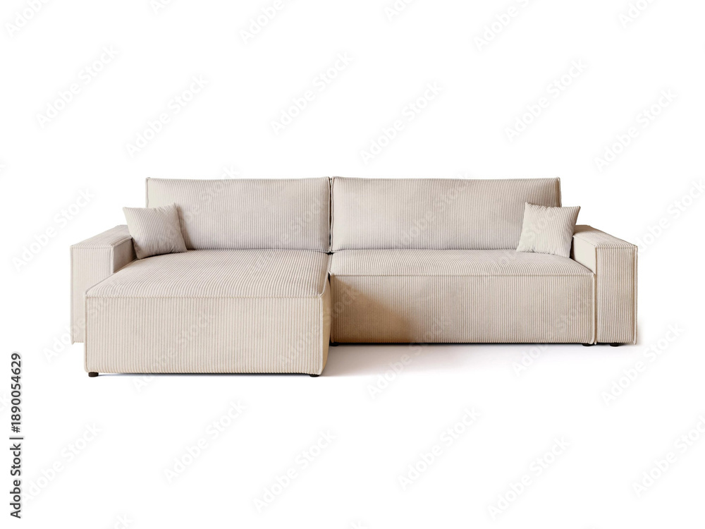 Obraz premium comfortable sofa isolated on white