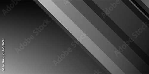 Banner background gray and black gradations slash shape.modern background.abstract .vector eps 10