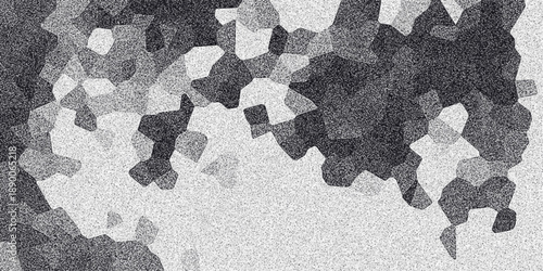Abstract grayscale background with a mosaic of irregular polygons and a subtle grainy texture, offering a modern and textured visual element