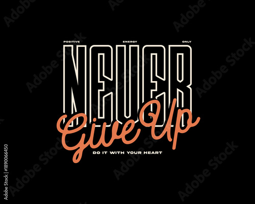 Urban streetwear typography style Graphic tee design templates