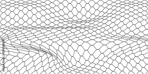 Mesh texture for fishing nets. Grunge pattern for sportswear or soccer goal, volleyball net, basketball hoop, hockey, athletics. eps10